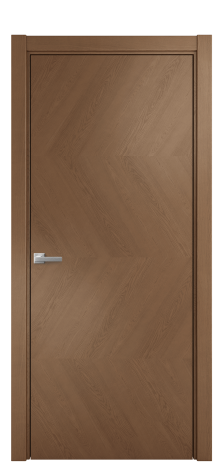 Дверь межкомнатная Unit 01 Цвет Дуб Темный Покрытие Шпон натуральный  Наличник L 75 Цена 52800