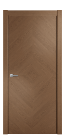 Дверь межкомнатная Unit 02 Цвет Дуб Темный Покрытие Шпон натуральный  Наличник L 75 Цена 58050