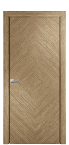 Дверь межкомнатная Юнит 02 Цвет Дуб Янтарь Покрытие Шпон масло  Наличник L 75 Цена 60675