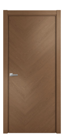 Дверь межкомнатная Unit 05 Цвет Дуб Темный Покрытие Шпон натуральный  Наличник L 75 Цена 54050
