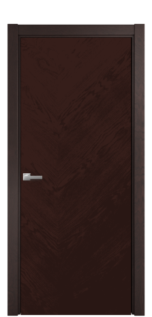 Дверь межкомнатная Unit 05 Цвет Мореный Дуб Покрытие Шпон натуральный  Наличник L 75 Цена 49500