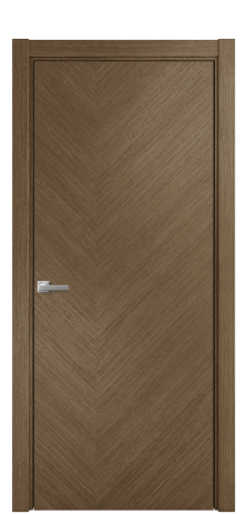 Дверь межкомнатная Unit 05 Цвет Дуб Шоколад Покрытие Шпон масло  Наличник L 75 Цена 51375