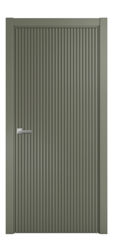 Дверь межкомнатная Spline Цвет Зеленый Покрытие Эмаль  Наличник L 75 Цена 56325