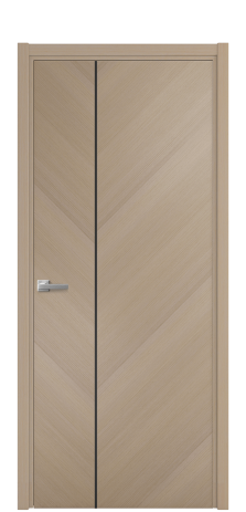 Дверь межкомнатная Unit Slot 10-111 Цвет DUNA 607S Покрытие Шпон Fine Line  Наличник L 50 Цена 48025