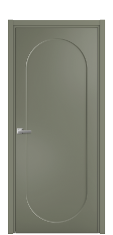 Дверь межкомнатная Anse 1 Цвет Зеленый Покрытие Эмаль  Наличник L 50 Цена 45918