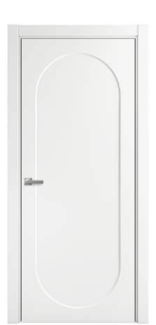 Дверь межкомнатная Ансе 1 Цвет Белый Покрытие Эмаль  Наличник L 75 Цена 44475