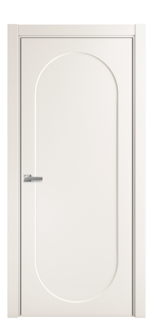 Дверь межкомнатная Anse 1 Цвет Молочный Покрытие Эмаль  Наличник L 75 Цена 47325