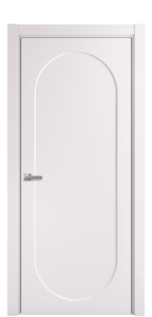 Дверь межкомнатная Anse 1 Цвет Крем Покрытие Эмаль  Наличник L 75 Цена 47325