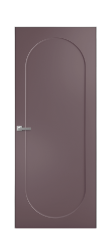 Дверь межкомнатная Anse 1 Цвет Лиловый Покрытие Эмаль  Наличник Скрытый короб хром Цена 63200