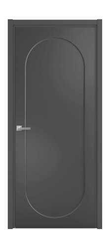Дверь межкомнатная Anse 1 Цвет Антрацит Покрытие Эмаль  Наличник L 50 Цена 52175