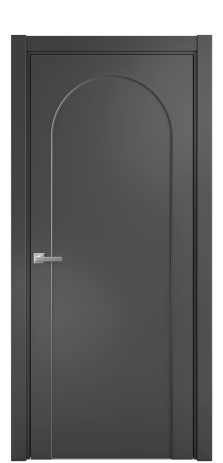 Дверь межкомнатная Anse 2 Цвет Антрацит Покрытие Эмаль  Наличник L 75 Цена 47325