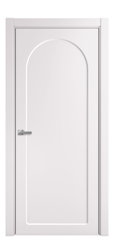 Дверь межкомнатная Anse 3 Цвет Крем Покрытие Эмаль  Наличник L 75 Цена 47325