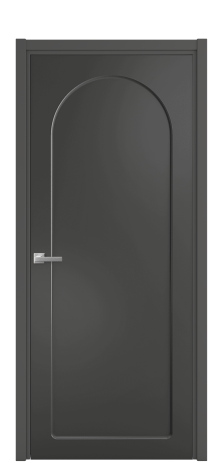 Дверь межкомнатная Anse 3 Цвет Антрацит Покрытие Эмаль  Наличник L 50 Цена 52175