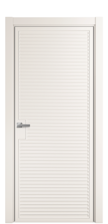 Дверь межкомнатная Space 01 Цвет Молочный Покрытие Эмаль  Наличник L 75 Цена 47325