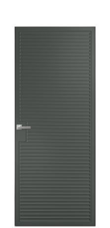 Дверь межкомнатная Space 01 Цвет Пихтовый Покрытие Эмаль  Наличник Скрытый короб хром Цена 63200