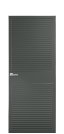 Дверь межкомнатная Space 02 Цвет Пихтовый Покрытие Эмаль  Наличник Скрытый короб хром Цена 63200