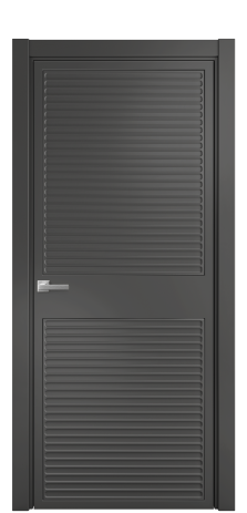 Дверь межкомнатная Space 02 Цвет Антрацит Покрытие Эмаль  Наличник L 75 Цена 47325