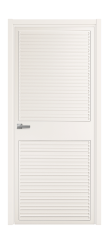 Дверь межкомнатная Space 02 Цвет Молочный Покрытие Эмаль  Наличник L 50 Цена 52175