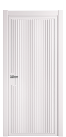 Дверь межкомнатная Спейс 12 Цвет Крем Покрытие Эмаль  Наличник L 75 Цена 49475