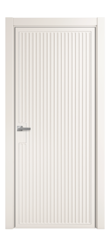 Дверь межкомнатная Space 12 Цвет Молочный Покрытие Эмаль  Наличник L 75 Цена 47325