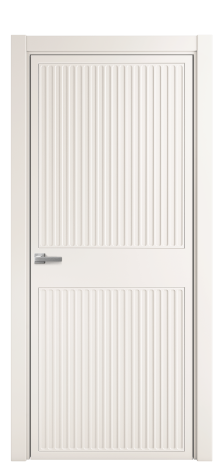 Дверь межкомнатная Space 22 Цвет Молочный Покрытие Эмаль  Наличник L 75 Цена 47325