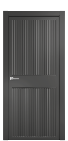 Дверь межкомнатная Space 22 Цвет Антрацит Покрытие Эмаль  Наличник L 75 Цена 47325