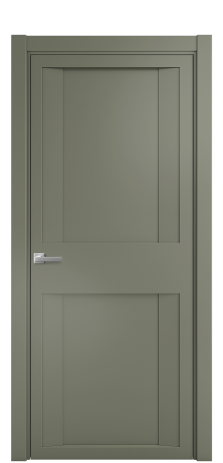 Дверь межкомнатная Podio 01 Цвет Зеленый Покрытие Эмаль  Наличник L 75 Цена 69975