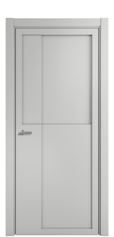 Дверь межкомнатная Podio 02 Цвет Телегрей Покрытие Эмаль  Наличник L 75 Цена 69975