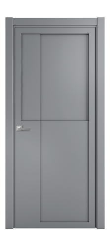 Дверь межкомнатная Podio 02 Цвет Гриджио Покрытие Эмаль  Наличник L 75 Цена 69975