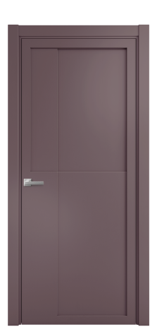 Дверь межкомнатная Podio 02 Цвет Лиловый Покрытие Эмаль  Наличник L 75 Цена 69975