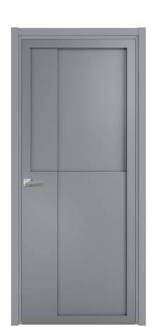 Дверь межкомнатная Podio 02 Цвет Гриджио Покрытие Эмаль  Наличник L 50 Цена 76875