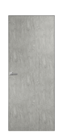 Дверь межкомнатная Porte 39-00 Цвет Скол камня грей Покрытие ПВХ ORIGINAL Наличник Скрытый короб хром Цена 31900
