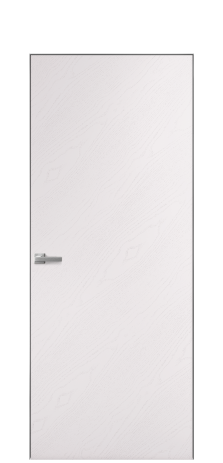 Дверь межкомнатная Porte 39-00 Цвет Ясень Крем Покрытие Шпон крашеный диагональ Наличник Скрытый короб хром Цена 58638