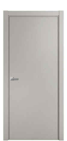 Дверь межкомнатная Porte 39-00 Цвет Ясень Серый Шелк Покрытие Шпон крашеный диагональ Наличник L 75 Цена 43688