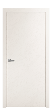 Дверь межкомнатная Porte 39-00 Цвет Ясень Молочный Покрытие Шпон крашеный диагональ Наличник L 75 Цена 43688