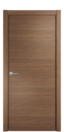 Дверь межкомнатная Porte 39-00 Цвет ESPRESSO 1017M Покрытие Шпон Fine Line горизонталь Наличник L 75 Цена 29959