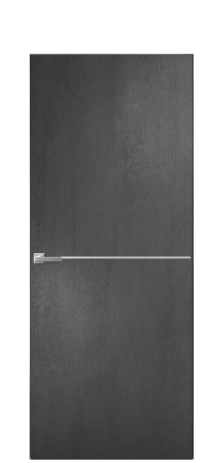 Дверь межкомнатная Слот 10-001 Цвет Камень темный Покрытие ПВХ ФАКТУРНЫЕ Наличник Скрытый короб хром Цена 38100