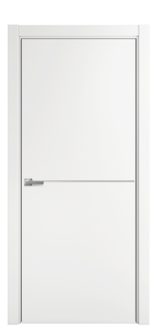 Дверь межкомнатная Слот 10-001 Цвет Белый Покрытие Эмаль  Наличник L 75 Цена 42675