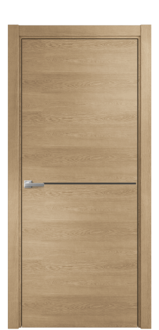 Дверь межкомнатная Slot 10-001 Цвет Дуб Светлый Покрытие Шпон натуральный  Наличник L 75 Цена 48750