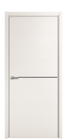 Дверь межкомнатная Слот 10-001 Цвет Ясень Молочный Покрытие Шпон крашеный  Наличник L 50 Цена 45875