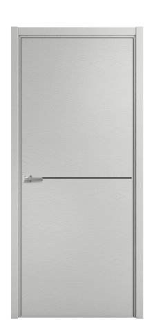 Дверь межкомнатная Слот 10-001 Цвет Ясень Телегрей Покрытие Шпон крашеный  Наличник L 50 Цена 45875