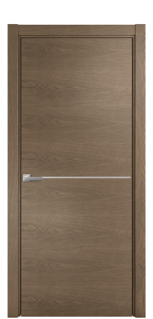 Дверь межкомнатная Slot 10-001 Цвет Дуб Мускат Покрытие Шпон натуральный  Наличник L 75 Цена 41750