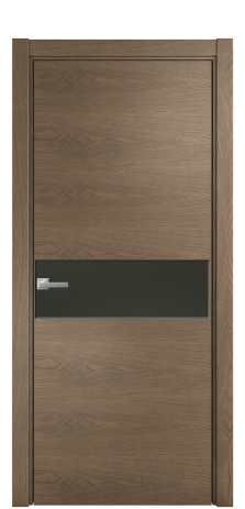Дверь межкомнатная Ветро 11 Цвет Дуб Мускат Покрытие Шпон натуральный  Наличник L 75 Цена 51650