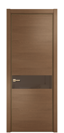 Дверь межкомнатная Ветро 11 Цвет Дуб Темный Покрытие ШПОН Дуб Наличник L 75 Цена 55008