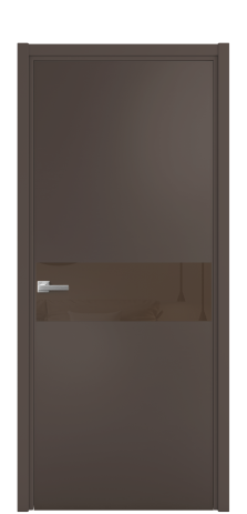 Дверь межкомнатная Vetro 11 Цвет Коричневый Покрытие Эмаль  Наличник L 50 Цена 47073