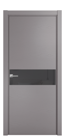 Дверь межкомнатная Vetro 11 Цвет Ясень Ирис Покрытие Шпон крашеный  Наличник L 75 Цена 44150