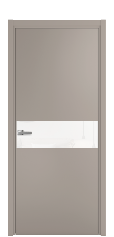 Дверь межкомнатная Vetro 11 Цвет Какао Покрытие Эмаль  Наличник L 50 Цена 44675