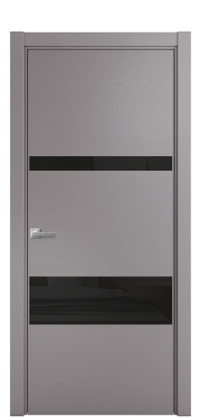 Дверь межкомнатная Vetro 12 Цвет Ясень Ирис Покрытие Шпон крашеный  Наличник L 75 Цена 44150