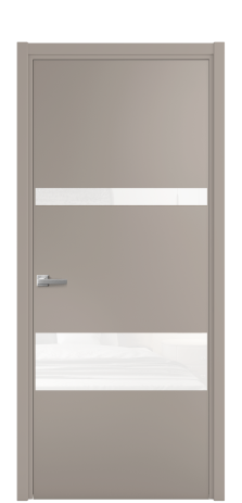 Дверь межкомнатная Vetro 12 Цвет Какао Покрытие Эмаль  Наличник L 50 Цена 44675