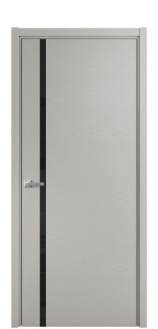 Дверь межкомнатная Vetro 13 Цвет Ясень Серый Шелк Покрытие Шпон крашеный  Наличник L 50 Цена 48025